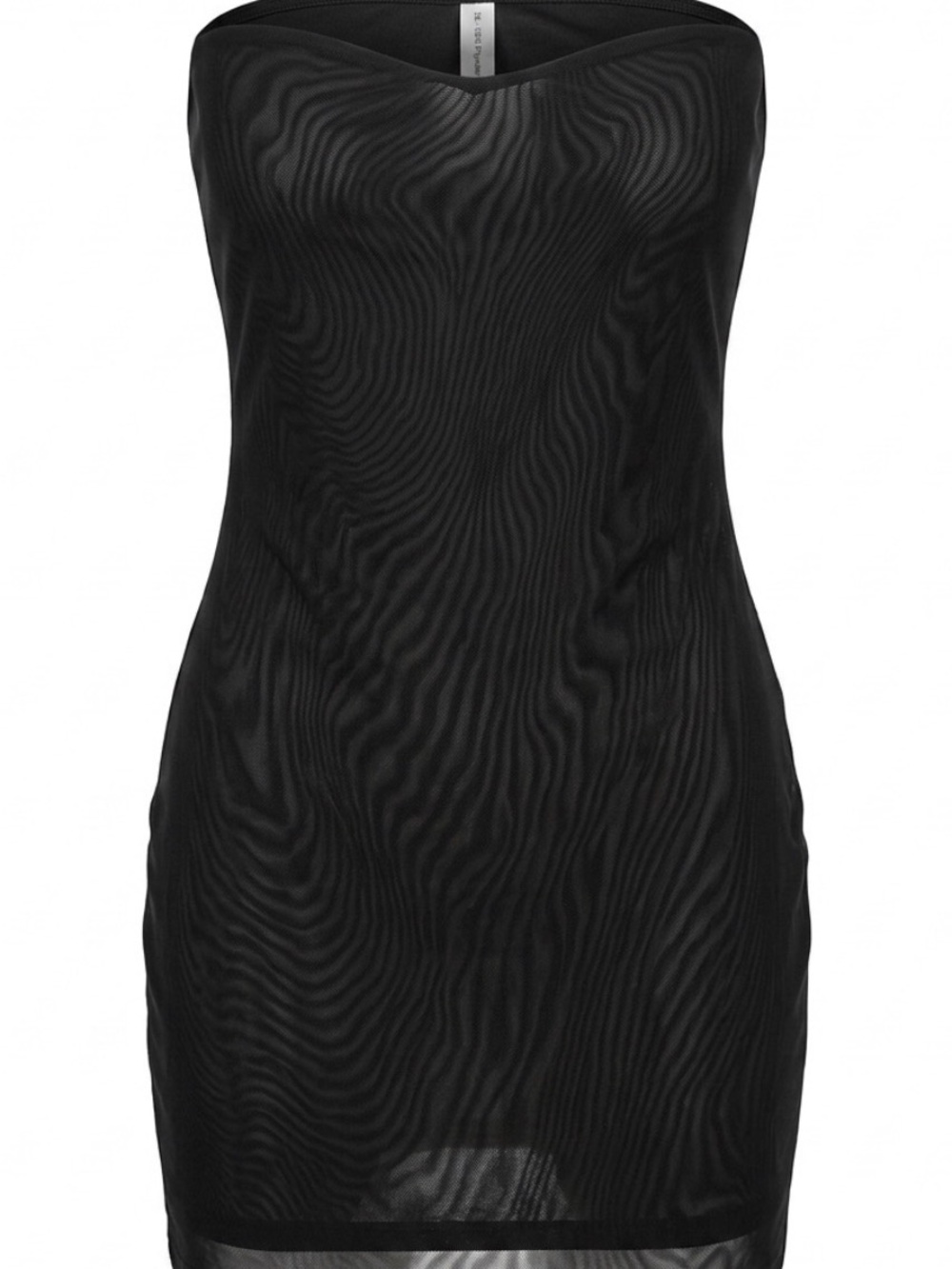 Classic Black Mini Dress- Women's Elegant Pencil Shear Dress